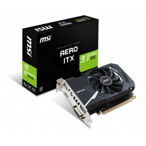 MSI GeForce GT 1030 Aero ITX OC 2GB GDDR5 64 biti (GT 1030 AERO ITX 2G OC)