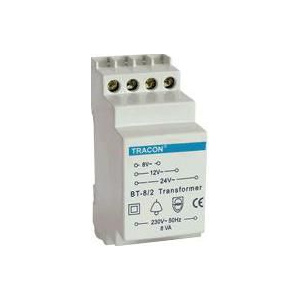 Tracon Electric Transformator de protecţie pentru sonerie - 230V / 4-8-12V AC BT-81