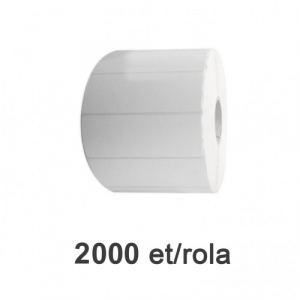 ZINTA Role etichete de plastic albe 100x15mm, 2000 et./rola - 100X15X2000-PP