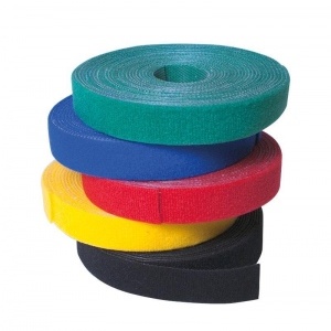LogiLink Cable Strap, Velcro Tape, 4m, Black KAB0050