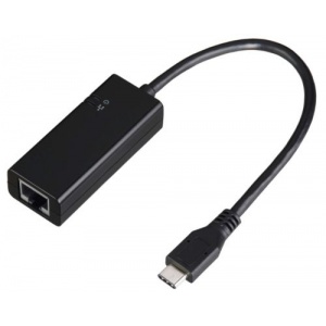 HAMA Type-C USB 3.1 Gigabit Ethernet Adapter, 10/100/1000 Mbps 53190