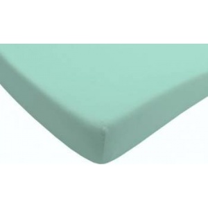 Jollein Cearsaf albastru pentru pat 75x150 cm