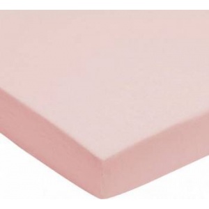 Jollein Cearsaf roz pentru pat bebe 60x120 cm