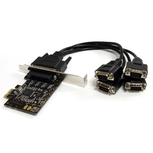 StarTech.com 4 Port RS232 PCI Express Serial Card w/ Breakout Cable PEX4S553B