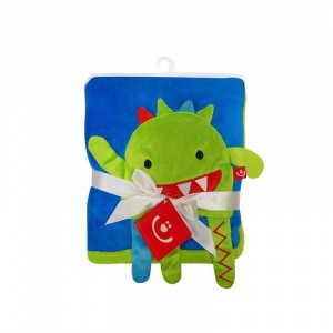 BoboBaby Patura microfibra KCSN-04 - Monstru albastru