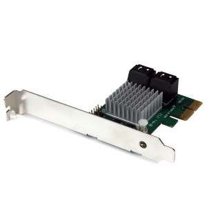 StarTech.com 4 Port PCI Express 2.0 SATA III 6Gbps RAID Controller Card with HyperDuo SSD Tiering PEXSAT34RH