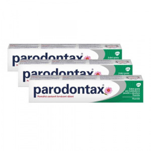 Parodontax Pastă de dinți anti-sângerare Fluorid Tripack 3 x 75 ml