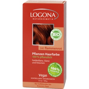Logona Vopsea De Par Bio Rosu Aprins 100g Lista De Preturi Cel