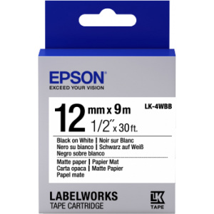 Epson LK-4WBB label-making tape