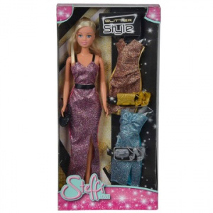 Simba Steffi Love 29 cm Glitter Style cu 3 rochii