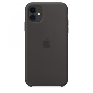 Apple Husa Silicon iPhone 11 Black