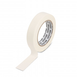 Handy Banda de mascare cu adeziv pe baza de apa 50 m x 24 mm alb