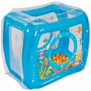 LUDI Spatiu de joaca gonflabil Mer +50 bile
