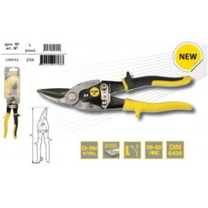Topmaster Foarfeca pentru taiat tabla pe stanga 250mm 370512