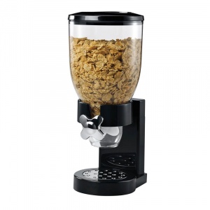 Nava Dispenser cereale simplu, Negru