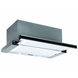 Pyramis Hota telescopica Sliding Silver Turbo Black Glass 60cm