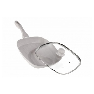 Heinner Tigaie Grill Aluminiu+Capac 28x4cm,MOZAIK HR-BET-GRILL28
