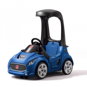 Step2 TURBO COUPE FOOT-TO-FLOOR albastru