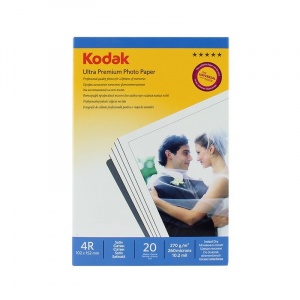 Kodak Hartie foto 4R 10x15 Ultra Premium Satin, 20 coli