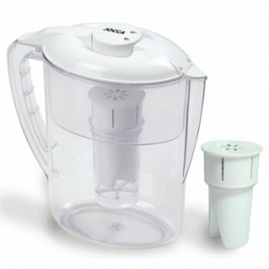 JOCCA Cana cu filtru, 2.8 L, 26 cm, Alb