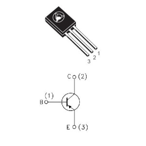 OPPO Tranzistor pnp 40v 3a 10w 80mhz