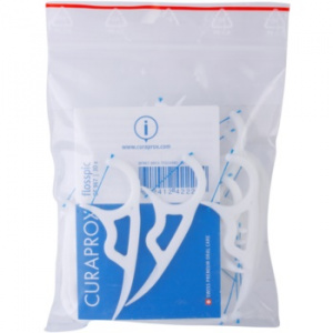 Curaprox Flosspic DF 967 ata dentara si scobitoare intr-unul singur 30 buc