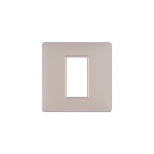 Vimar Placa ornament PLANA Tehnopolimer Matt Champagne 1 modul