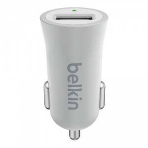 Belkin Mixit Metallic 2.4A USB Car Charger in Silver