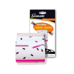 Silvandersson Banda hartie anti-muste 110 x 300 mm, 12 bucati/pachet, SILVALURE Cattle Sleeve