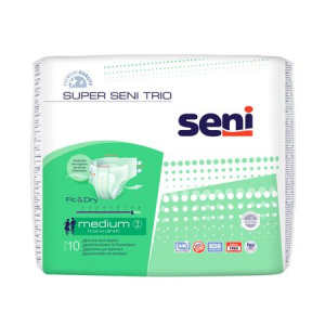 Seni Scutece pentru adulti Super Trio, Medium, 10 bucati