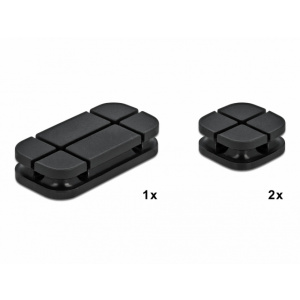 Delock Set 3 organizatoare Negru 18331