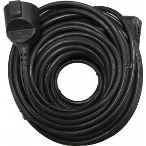 Well Cablu prelungitor 30m 3x1.5mm 16A 3500W negru IP44