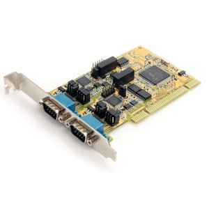 StarTech.com 2 Port RS232/422/485 PCI Serial Adapter Card w/ ESD Protection PCI2S232485I