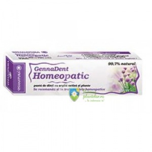 VivaNatura Pasta de dinti Homeopata GennaDent 50 ml