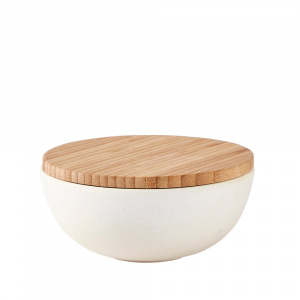 Bovictus Bol cu capac - Bamboo Offwhite