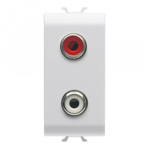 Gewiss Priza audio dubla RCA 1M Chorus GW10453
