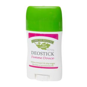 Manicos Deodorant Stick cu Salvie si Plop Negru Verre de Nature Femme Douce, 50g