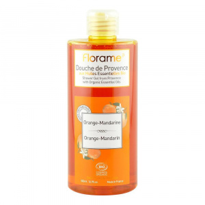 Florame Gel de dus Portocala si Mandarina, fara sulfati, bio, 500 ml