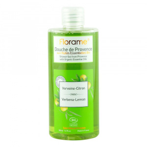 Florame Gel de dus Verbina si Lamaie, fara sulfati, bio, 500 ml