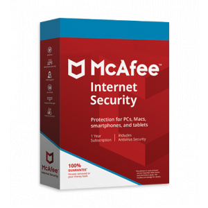 McAfee Internet Security – 1 an Pentru 10 dispozitive, certificat electronic