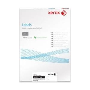 Xerox Etichete 4 A4 105x148.5mm Colturi Drepte 100 coli 3r97402