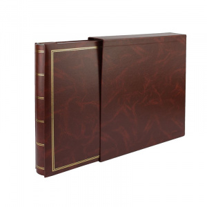 Procart Album Clasic pentru fotografii, 10x15, 500 poze, tip carte, buzunare slip in Maro