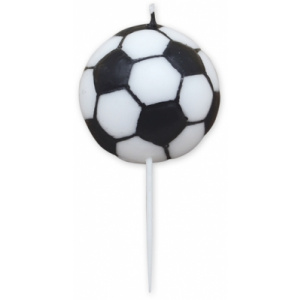 Big Party Lumanare decorativa Minge de fotbal 9 cm BP73256