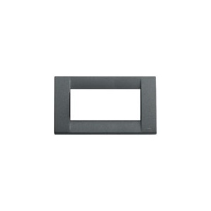 Vimar Placa ornament IDEA Classica Metal Ardezia 4 module