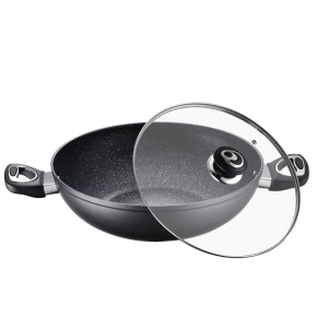 Peterhof TIGAIE WOK ALUMINIU CU STRAT MARMURA 34CM PH-15410-34