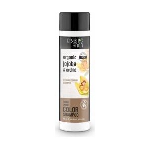 Organic Shop Sampon protectia culorii cu orhidee si jojoba Golden Orchid 280 ml