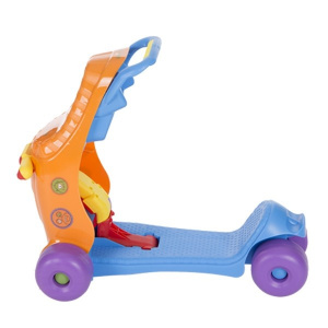 KikkaBoo Ride on Baby Walker 3 in 1 Blue/Orange