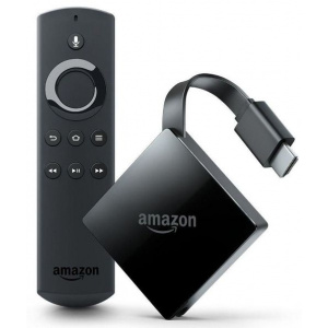 Amazon HDMI Streaming player Fire TV Generatia a 3-a cu Alexa Voice Remote, 4K ULTRA HD, HDR (Negru)