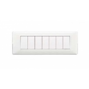 Vimar Placa ornament PLANA Reflex Snow 7 module
