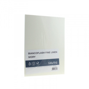 Favini Carton carti vizita A4, 250g, ivory texturat